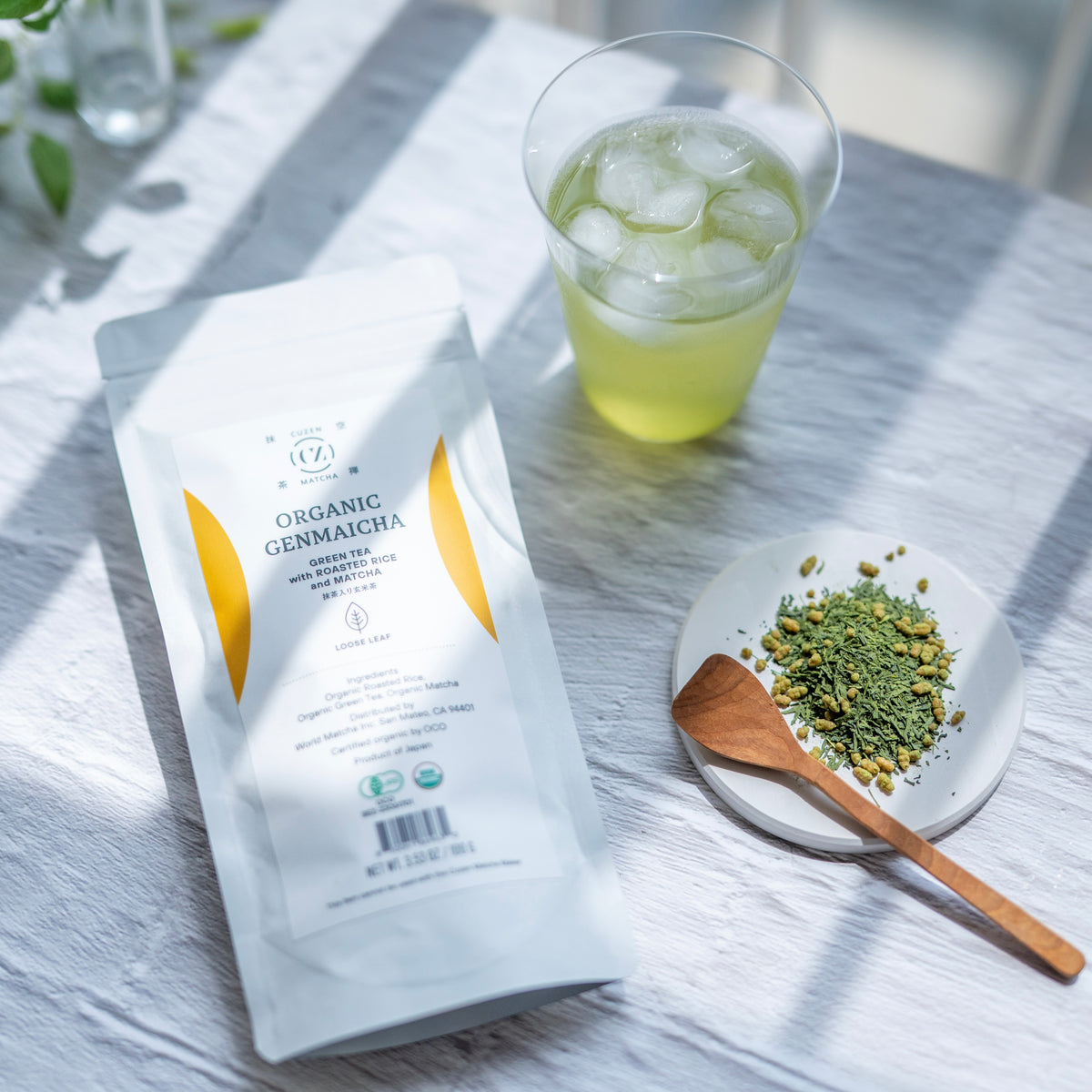 オーガニック抹茶入り玄米茶100g